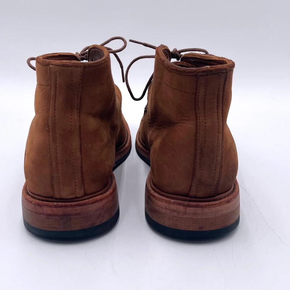 Frye Mens Bowery Chukka Boots Chestnut Brown Leather Ankle 3480431-CHT Size 8.5
